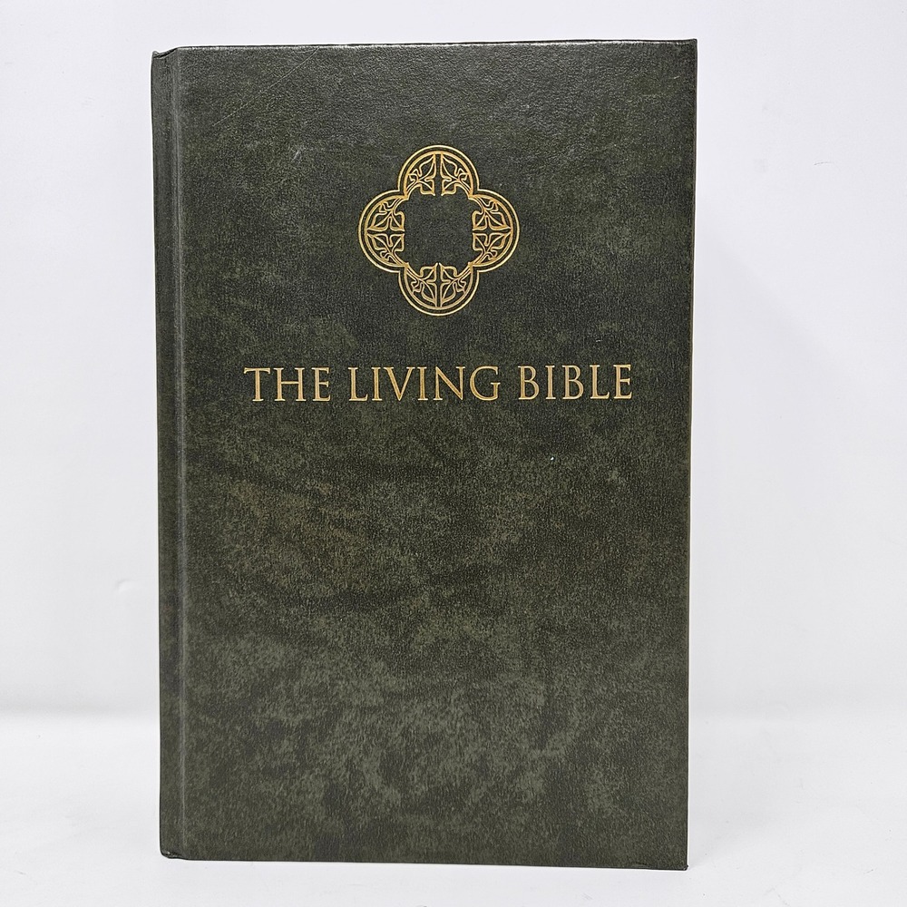 The Living Bible Paraphrased Red Letter Edition Hardcover Tyndale Green